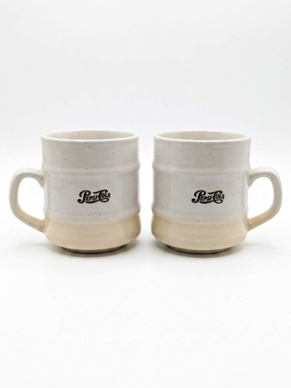 Vintage Pepsi-Cola Festival Stoneware Mugs – Set of 2
